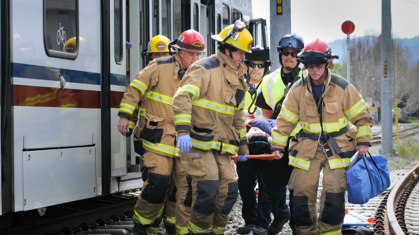 VTA partners with local fire and police to run safety drills.
